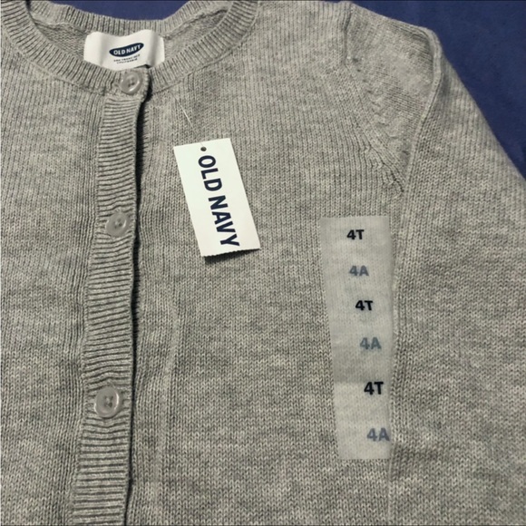 Old Navy Gray Cardigan Toddler Size 4T - Picture 5 of 5